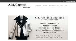 Desktop Screenshot of amchristie.co.uk